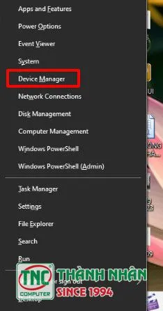 Cửa sổ Device Manager kiểm tra thiết bị âm thanh và trạng thái driver