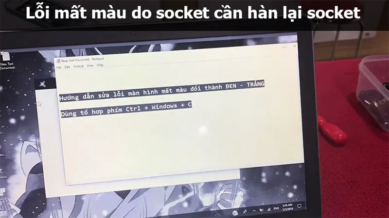 Hướng dẫn cách sửa màn hình máy tính bị mất màu hiệu quả nhất cho kỹ thuật viên