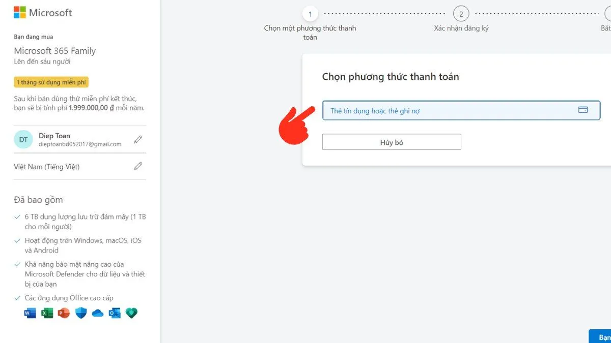 Hoàn tất đăng nhập tài khoản Microsoft để nhận liên kết tải và cài đặt PowerPoint miễn phí