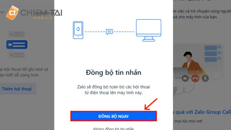 Đồng bộ và sao lưu lịch sử tin nhắn Zalo PC, cách tải zalo về máy tính