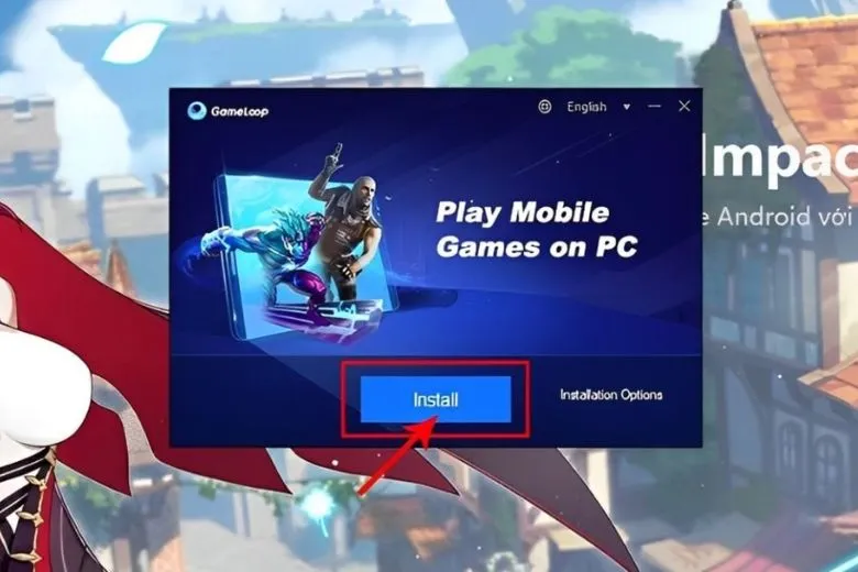 Cách tải Free Fire trên máy tính với Gameloop bước 2