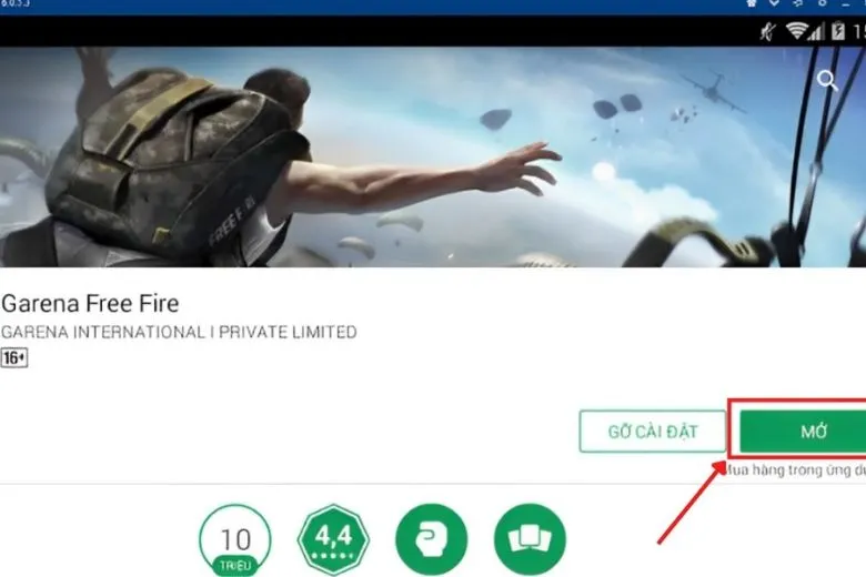 Cách tải Free Fire trên máy tính với Nox Player bước 2