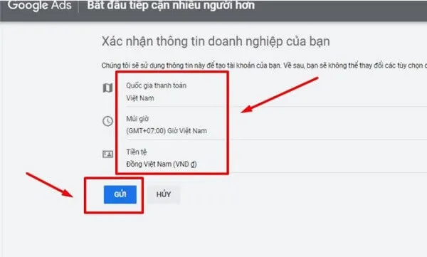 Điền các thông tin cá nhân cần thiết để hoàn tất hồ sơ Zalo sau khi đăng ký thành công