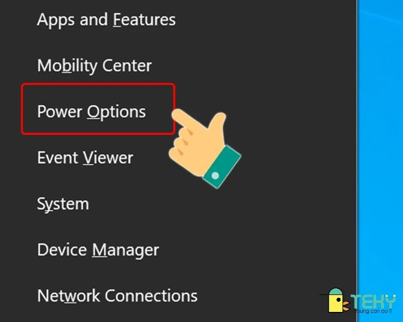 Truy cập Power Options qua Windows Settings và System để quản lý Hibernate