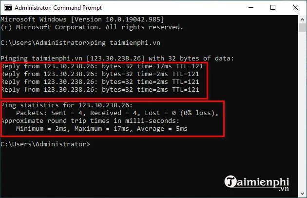 Cach kiem tra ping tren dien thoai