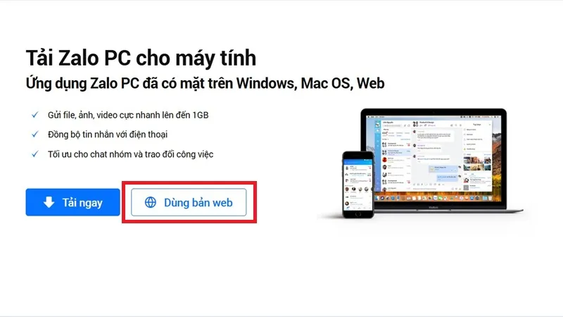 Cách xóa bạn Zalo nhanh trên Zalo Web