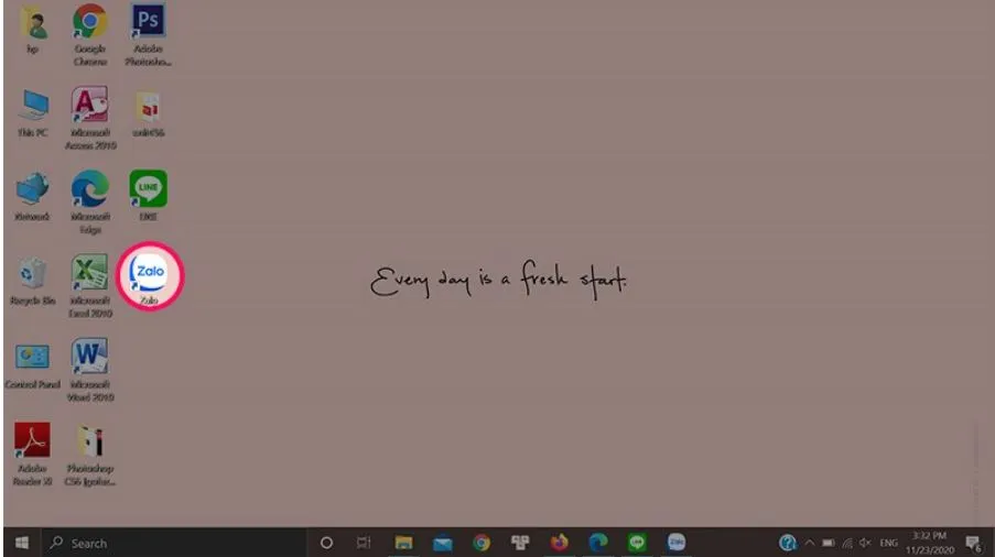 Giao diện ứng dụng Zalo PC, nơi thực hiện allintitle:cách xóa nhiều tin nhắn zalo trên máy tính