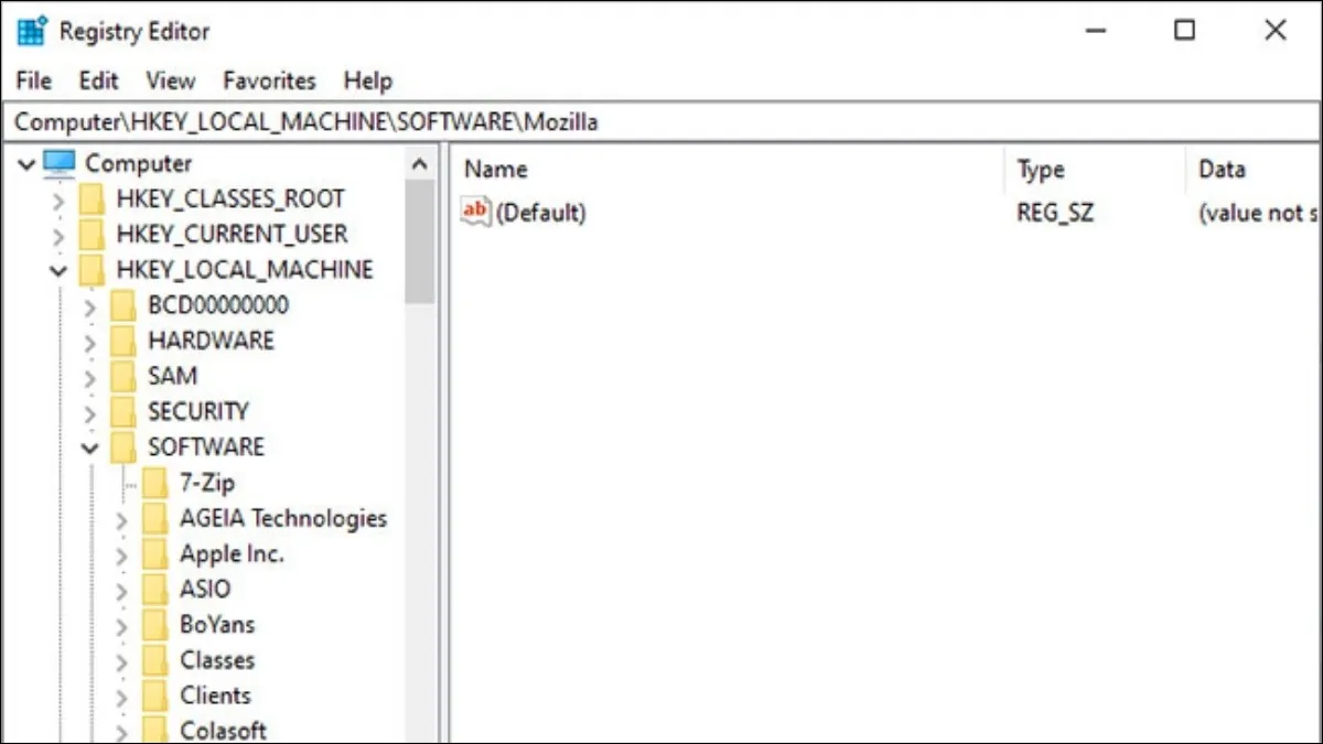 Truy cập đường dẫn HKEY_CURRENT_USERControl PanelDesktop