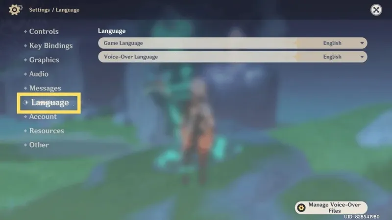 Thiết lập ngôn ngữ lồng tiếng và xóa các gói âm thanh dư thừa trong các ứng dụng game