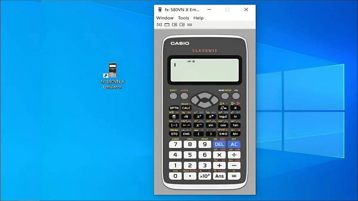 Giao diện máy tính Casio online mô phỏng hoàn hảo các phép tính cơ bản và nâng cao, hỗ trợ cách mở máy tính casio trên máy tính hiệu quả.