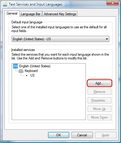 Text Service and Input Languages