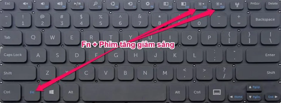 Hướng dẫn allintitle:cách cho sáng màn hình máy tính laptop sử dụng phím Fn và phím chức năng