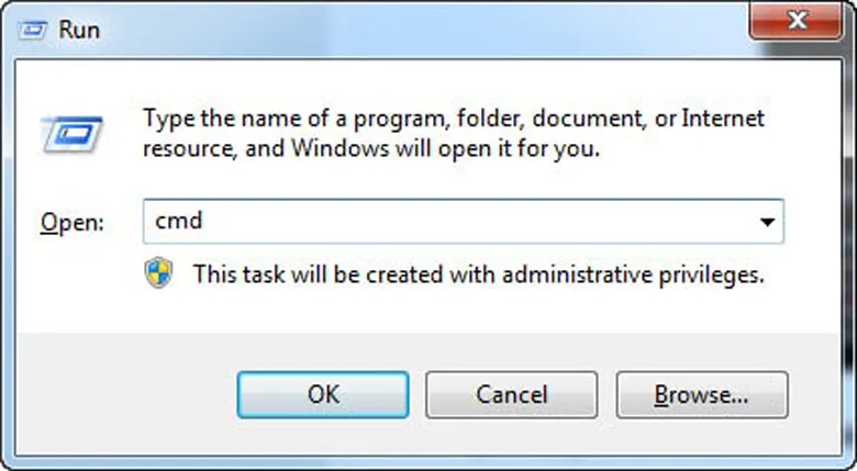Mở hộp thoại CMD để cập nhật chính sách hệ thống sau khi cấu hình cách diệt virus trên máy tính