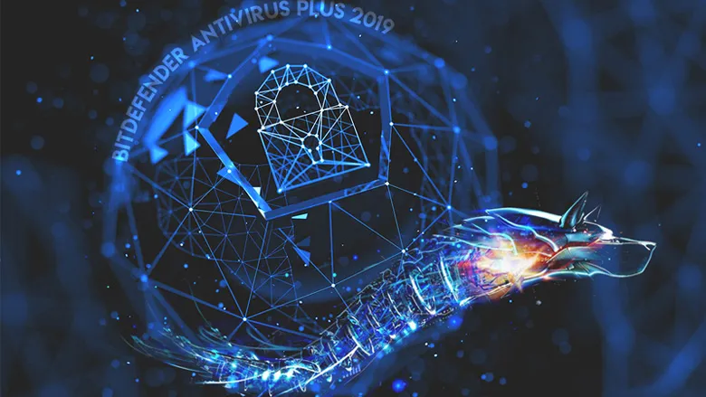 Logo và giao diện của Bitdefender Antivirus Plus: Phần mềm bảo vệ máy tính tối ưu hiệu suất