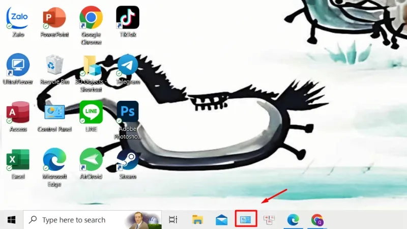 Giao diện Control Panel trên máy tính Windows