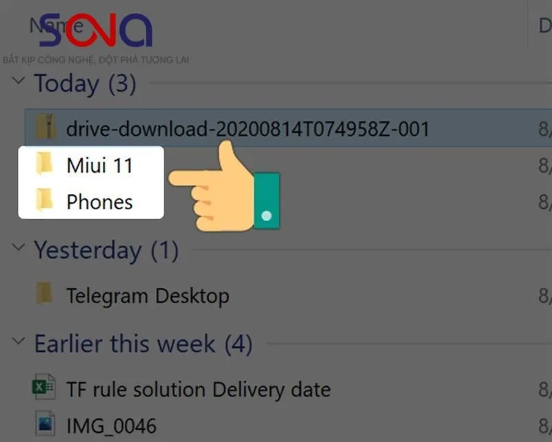 Hướng dẫn giải nén file ảnh ZIP đã tải về máy tính để truy cập dữ liệu