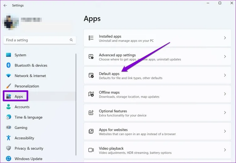 Default Apps trên Windows