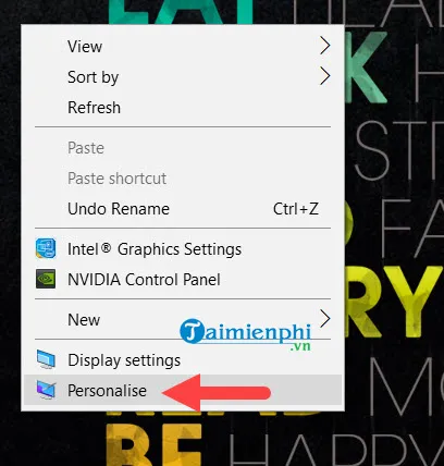 doi hinh nen may tinh win 10
