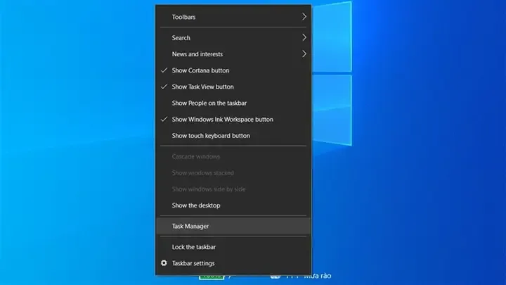 đóng tất cả ứng dụng trên máy tính