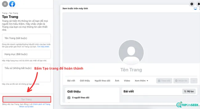 Hoàn Thành Cài Đặt Facebook Tối Ưu Thông Báo