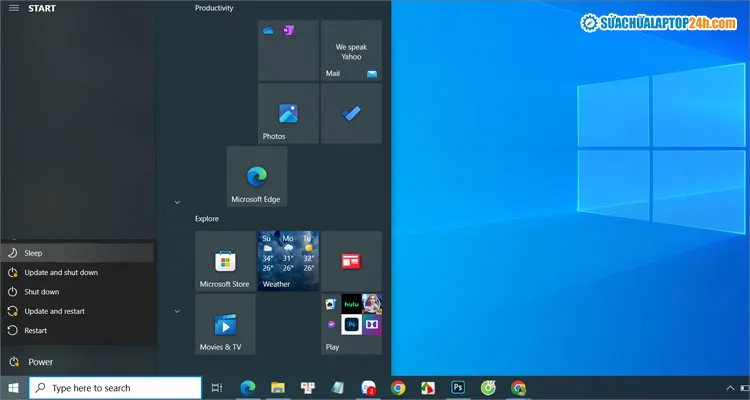 Chế độ Sleep của máy tính là là trạng thái nghỉ tạm thời