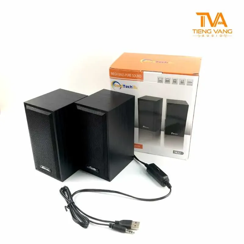 Minh họa các dây kết nối phức tạp của bộ loa vi tính 2.1 hoặc 5.1