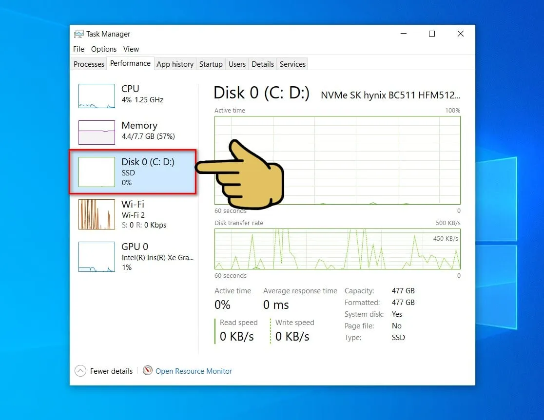 So sánh tốc độ giữa ổ SSD và HDD khi kiểm tra cấu hình để đánh giá hiệu năng hệ thống
