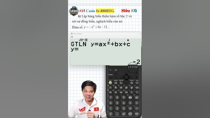 Cách Bấm Máy Tính Đồng Biến Nghịch Biến Chính Xác Tuyệt Đối Bằng Casio Fx-580VN X