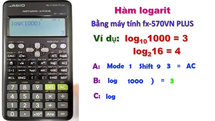 Cách Bấm Máy Tính Logarit Toàn Diện: Từ Cơ Bản Đến Giải Phương Trình Nâng Cao