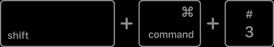 Tổ hợp phím Shift Command 3 để chụp toàn bộ màn hình máy tính MacBook và lưu trữ ngay lập tức