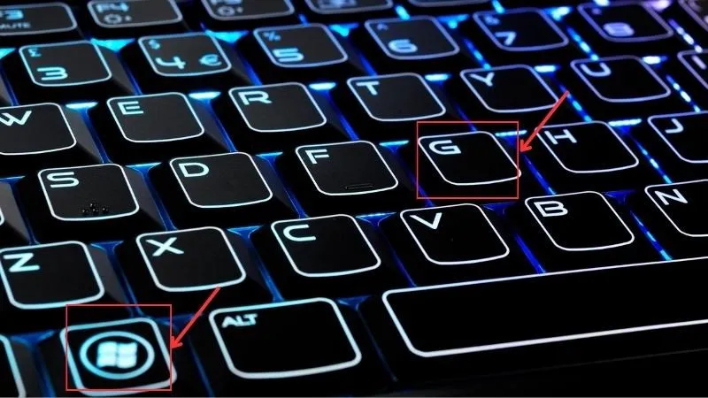 Giao diện Xbox Game Bar được kích hoạt bằng phím tắt Windows + G