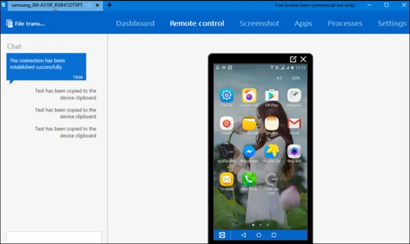 Cách điều khiển điện thoại bằng máy tính qua TeamViewer