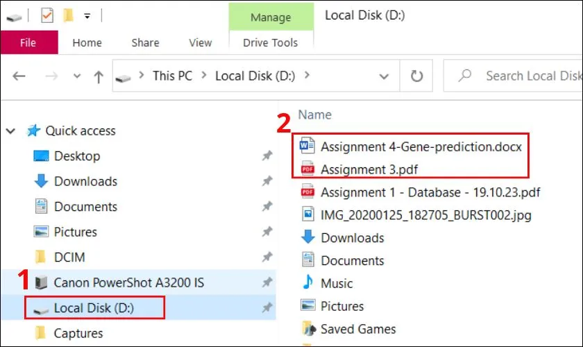 Kiểm tra lại xem tệp đã được truyền qua thành công hay chưa