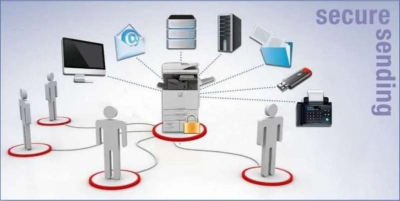 Nhiều người dùng máy tính có thể cùng in ấn qua một mạng WiFi chung mà không cần dây cáp