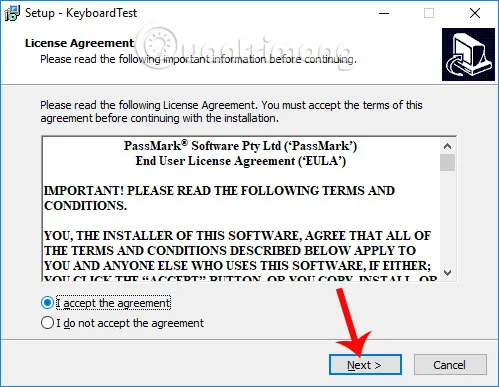 Điều Khoản Cài Đặt Phần Mềm KeyboardTest Giúp Kiểm Tra Phím Máy Tính Chuyên Sâu