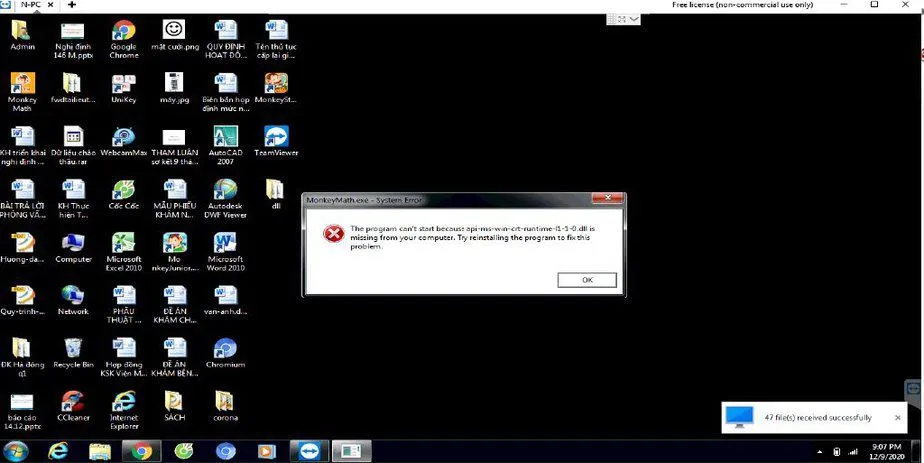 khắc phục sự cố không tìm thấy tệp cài đặt