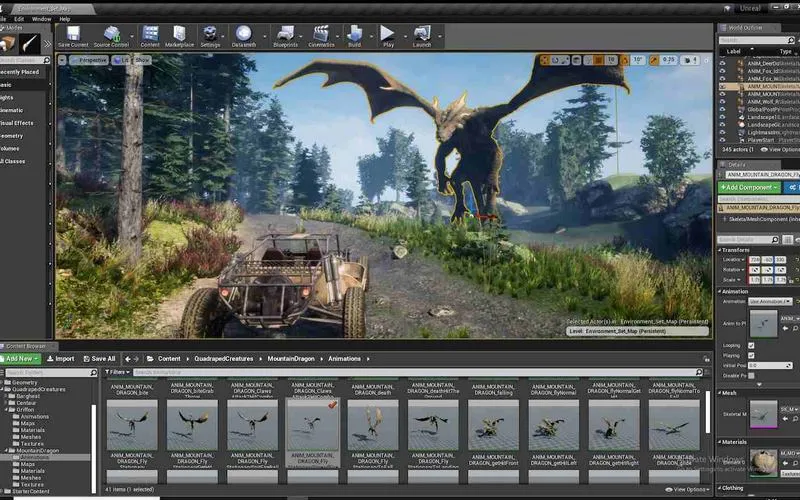 Unreal Engine là công cụ lập trình đồ họa và phần mềm hiệu năng cao