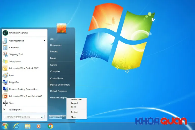 Khởi động lại máy tính là bước đơn giản trong cách sửa tai nghe máy tính