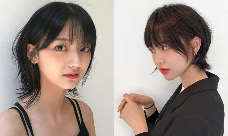 Hình ảnh người mẫu có thể minh họa cho khuôn mặt cần khắc phục khuyết điểm bằng thiết kế đồ họa đối xứng