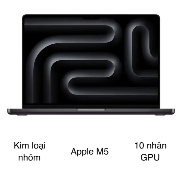 Laptop MacBook Pro M5, thiết bị cao cấp hỗ trợ các cuộc gọi video trên Skype.