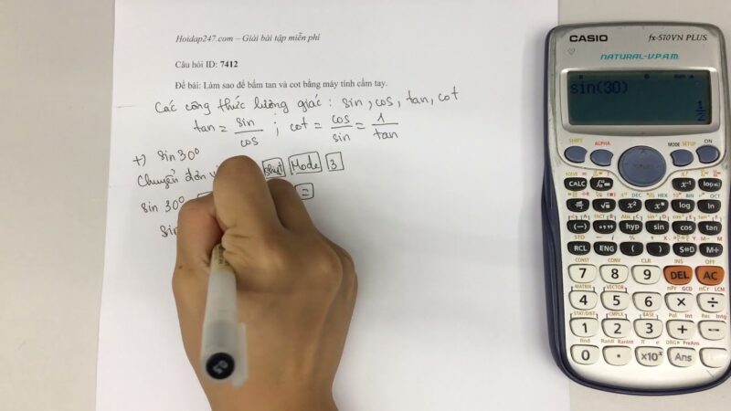 Cách Bấm Máy Tính Ra Độ Chính Xác: Hướng Dẫn Toàn Diện Cho Sin, Cos, Tan Và Đổi Đơn Vị