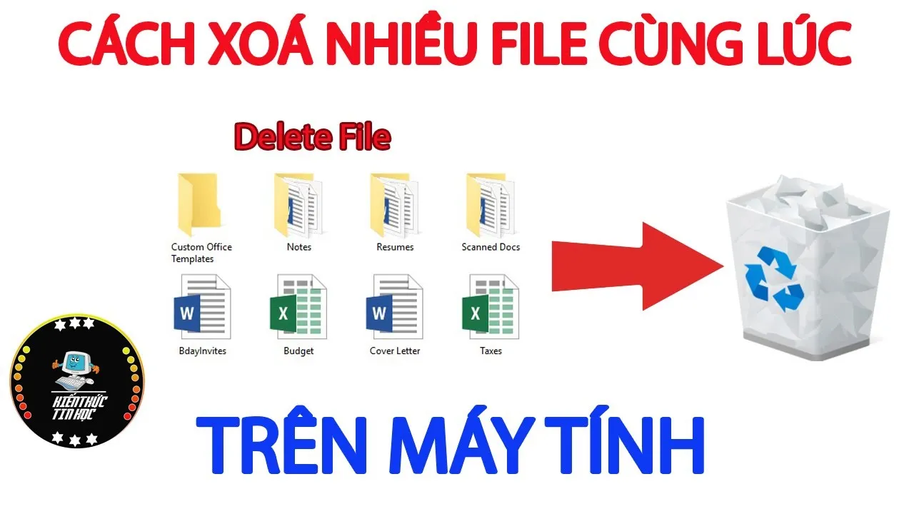 Quản lý không gian lưu trữ và giải phóng ổ đĩa bằng cách xóa nhiều file cùng lúc trên máy tính.