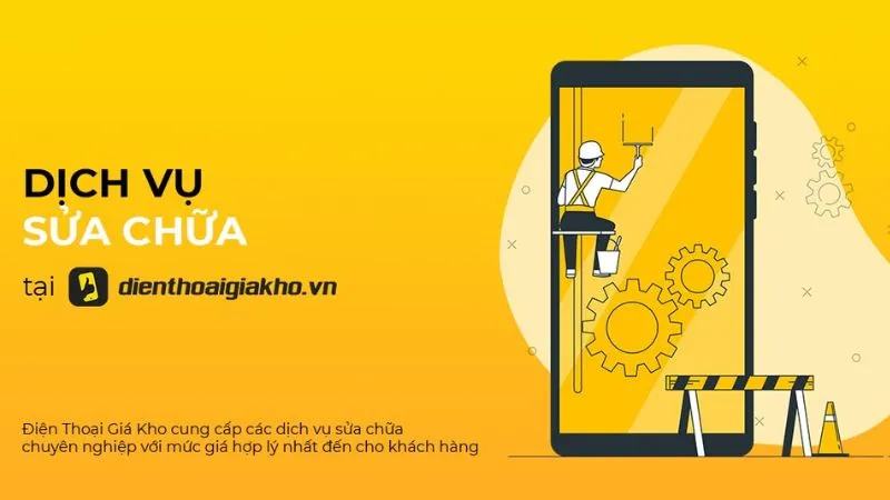 Mang thiết bị đến trung tâm dịch vụ và sửa chữa để được kiểm tra và can thiệp kỹ thuật