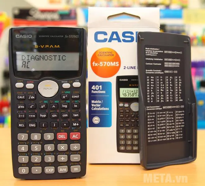 Thủ thuật ru ngủ máy Casio FX-570MS làm màn hình giật và treo tạm thời