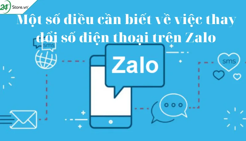 Giao diện ứng dụng Zalo và quy trình thay đổi số điện thoại mới, đảm bảo bảo mật và đồng bộ dữ liệu trên máy tính.