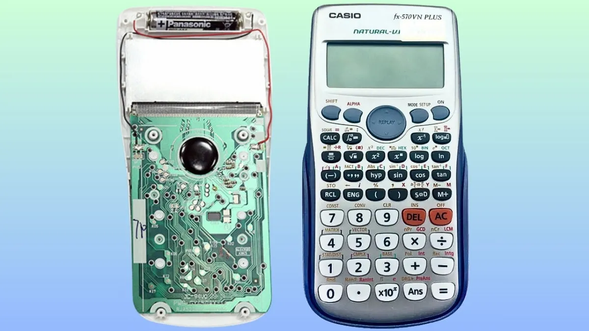 Lưu ý khi thay pin máy tính Casio