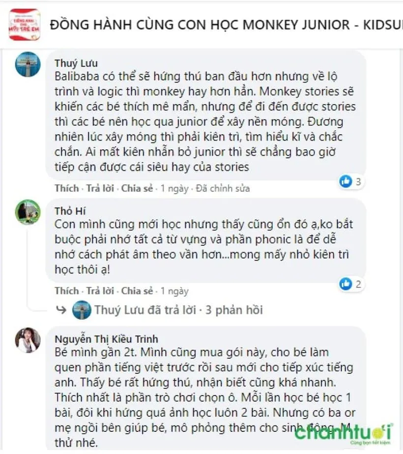 feedback từ người dùng