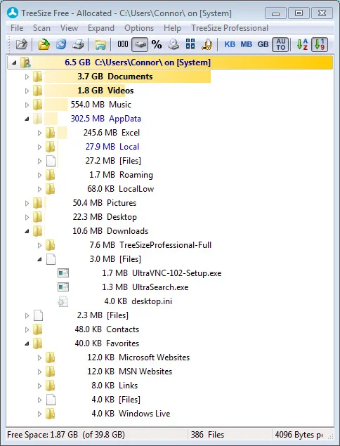 cách tải và link dowload treesize free