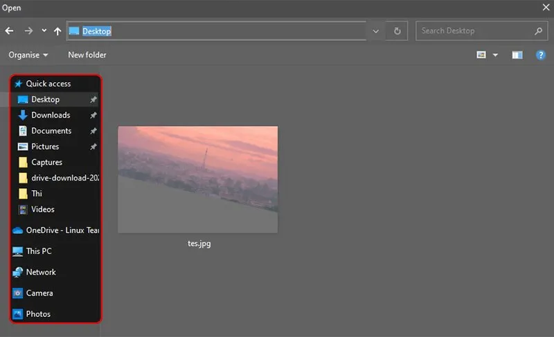 Chọn thư mục chứa ảnh chất lượng cao để làm hình nền máy tính