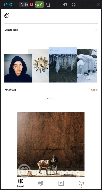 Giao diện ứng dụng